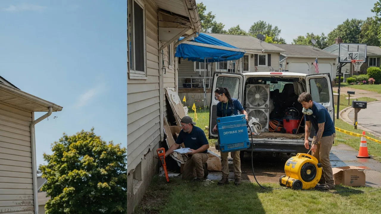 Ceiling Leak Cleanup in Wernersville, PA near me